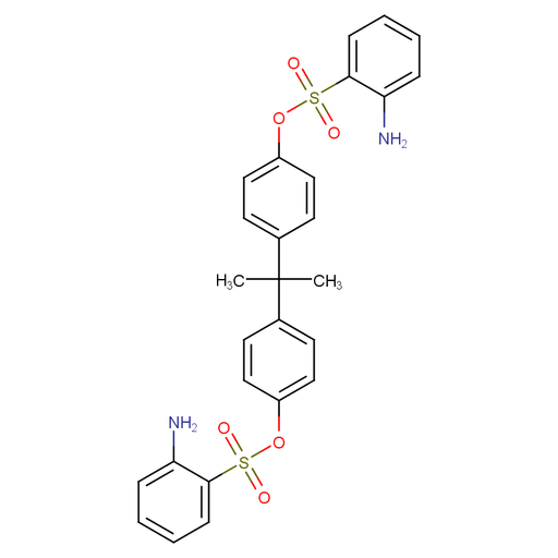 4,4'-二（2-氨基苯磺酸）双酚A酯（CAS：68015-60-1）