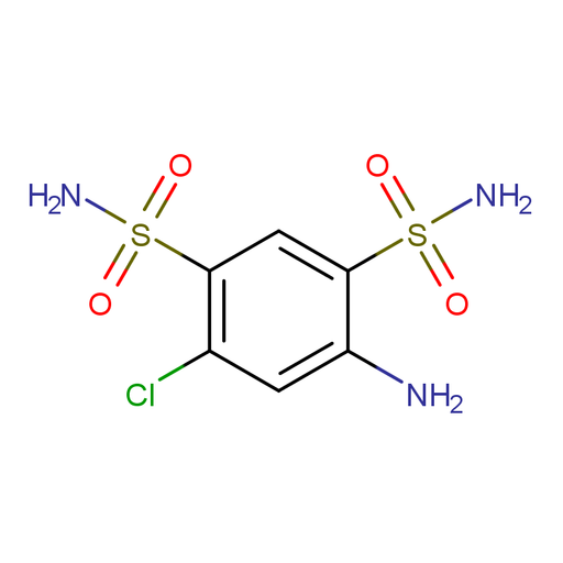 4-氨基-6-氯-1,3-苯二磺酰胺（CAS：121-30-2）